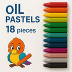 96 Pieces 18 Pieces Oil Pastel Sets (7.3cm – 18 Vibrant Colors for Art – Drawing – Sketching)