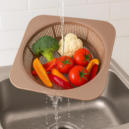 Hardened Plastic Sink Safer - Durable Vegetable Clearing Material for Cafes and Kitchens, High-Quality Plastic Construction for Food Preparation and Cleaning, Essential Kitchen Accessory