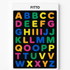 144 Pieces 5 Sheets Self-Adhesive Alphabet Labels (15x11cm)