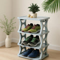96 Pieces Multi-Layer Stackable Shoes Rack -s (4 Layer Space-Saving Shoe Shelf)