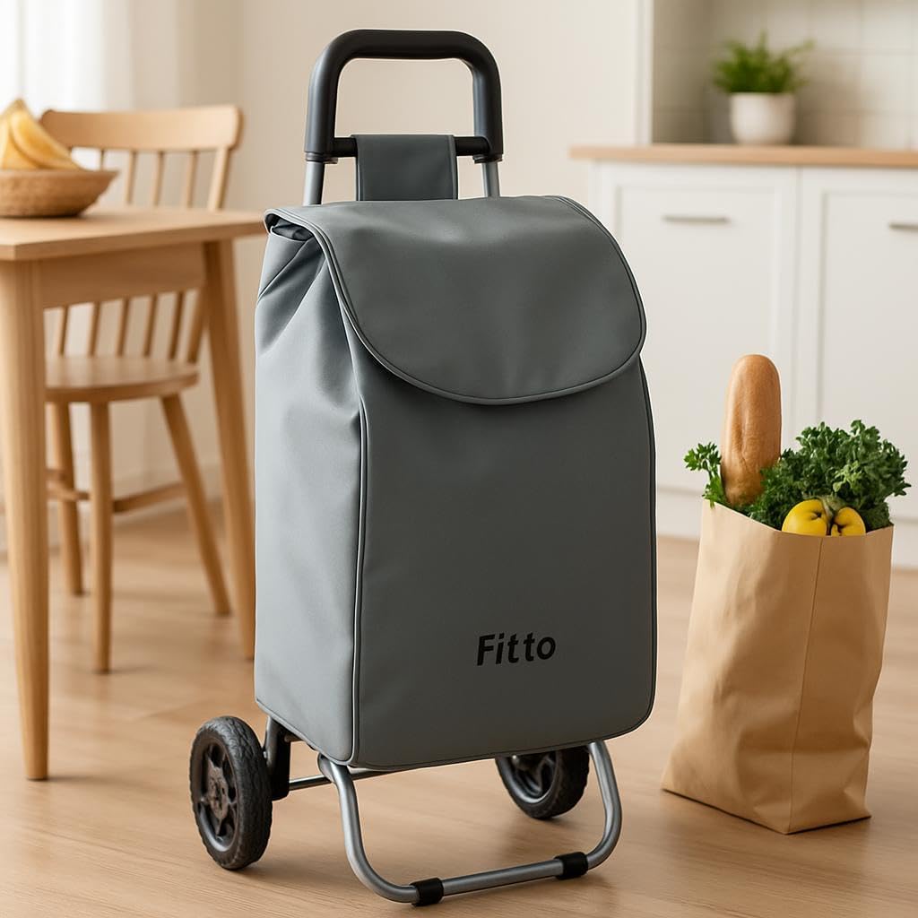 72 Pieces Shopping Trolleys with Wheels (Grey – 33L Carbon Steel – 53*31*20CM)