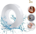120 Pieces 3 Meter Double Sided Adhesive Silicon Tapes (Grip Tape – Transparent – Heavy Duty – Heat Resistant – Multi-Functional – Removable – No Trace – Anti-Slip – 3 Meter)