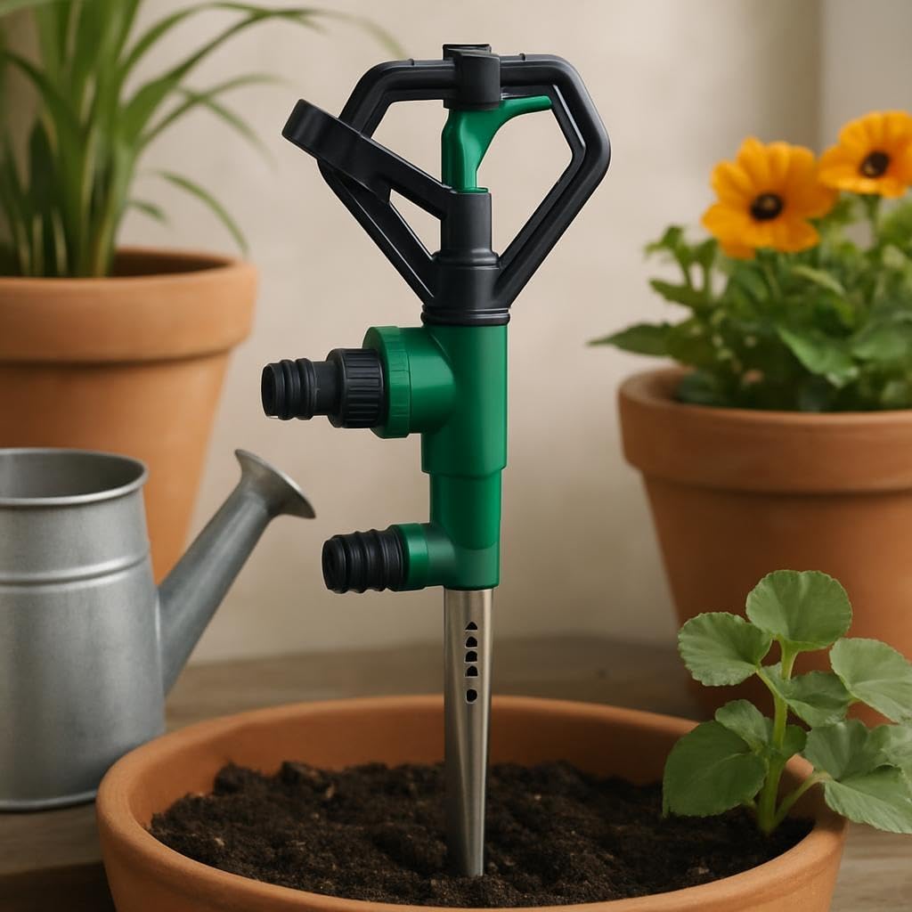 96 Pieces Adjustable Impulse Sprinklers with Metal Spike for Garden and Lawn Watering