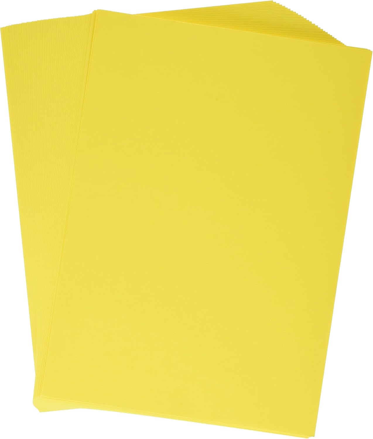 96 Pieces A4 Size Yellow Chart Papers for Arts and Crafts (School Projects – Office Use – 1 PC)