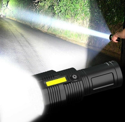 Ultra Bright Flashlight, 5950 Lumens, USB-C Rechargeable, SST40 LED, 21700 Battery, 5000K