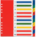 144 Pieces 10 Pages 11 Hole Dividers for Binding (A4 Sheet Capable Binder Tabs)