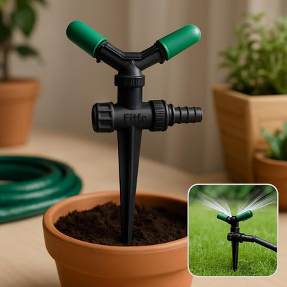 Garden Spike Emitter with Adjustable Flow Control for Efficient Irrigation