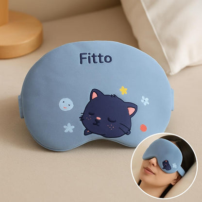 Night Blindfold Mask - Breathable and Soft for Comfortable Sleep, Blue