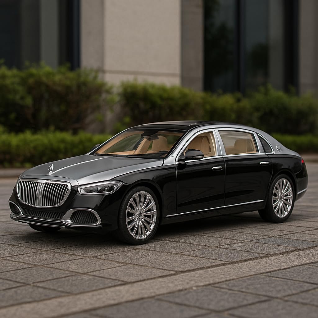 Rolls-Royce Model Car 1:32 Scale Alloy Diecast - Full Black Luxury Replica, Collectible, Detailed Interior & Exterior, Precision Engineering, Perfect Gift for Car Enthusiasts