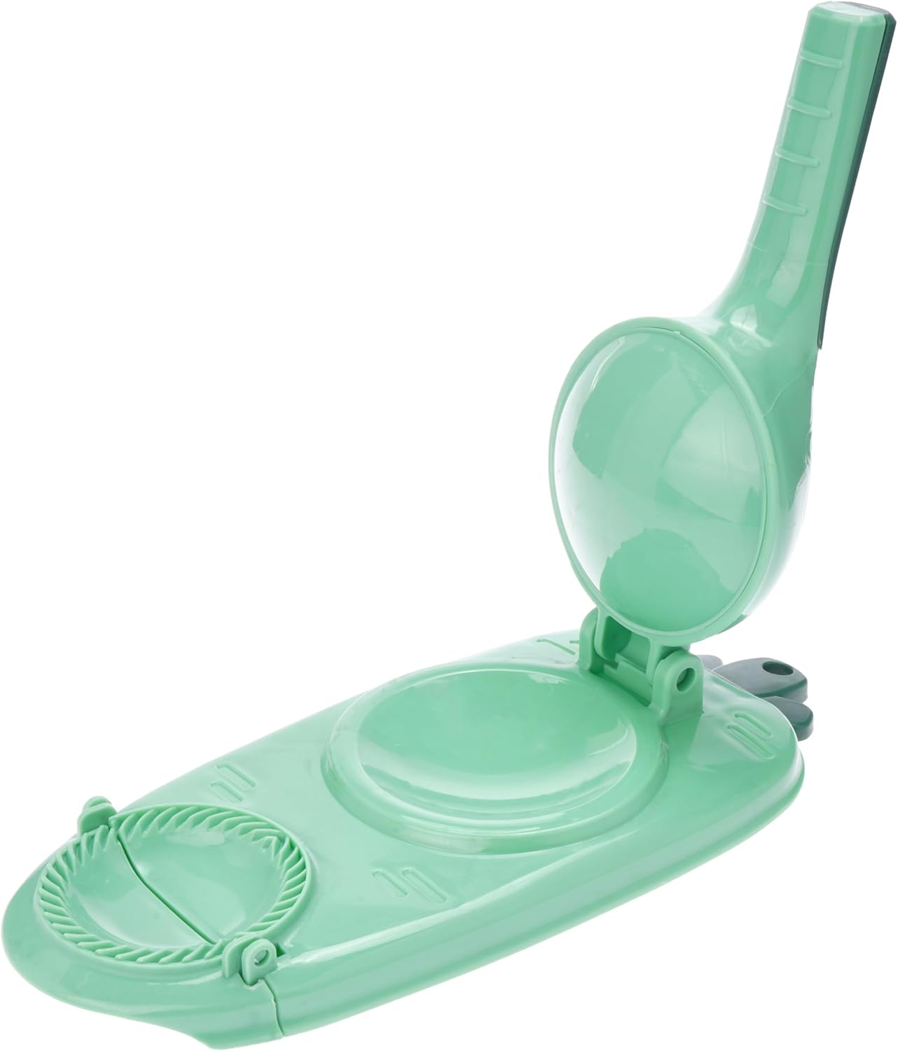 2-in-1 Dumpling Maker - Easy DIY Dumpling & Ravioli Maker with Press Mould and Stuffing Spoon, Quick & Simple Dumpling Press Tool for Homemade Dumplings, Empanadas, Ravioli, Pastries & More