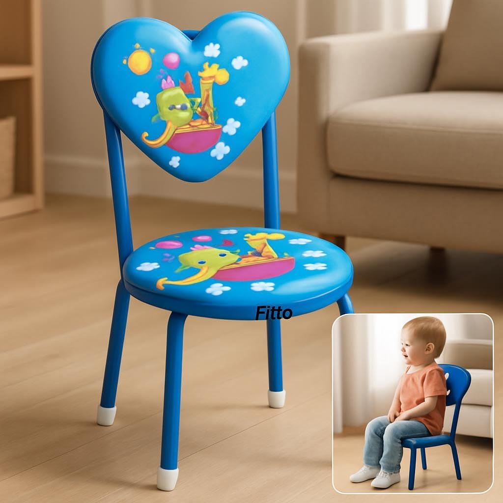 Kids Attractive Cartoon Print Foldable Chair for Boys & Girls