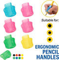 120 Pieces 2.5cm Pencil Handles with 6 Color Options