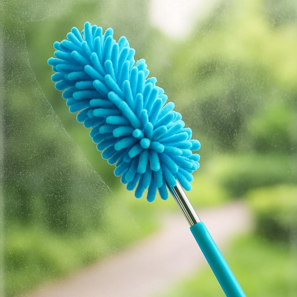 96 Pieces Flex Head Dusters (Adjustable Microfiber Dust Cleaner with Extendable Handle – Bendable Design – Assorted Colors - Ideal for Cleaning Ceiling Fans – Blinds – Furniture)