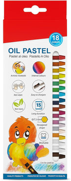 96 Pieces 18 Pieces Oil Pastel Sets (7.3cm – 18 Vibrant Colors for Art – Drawing – Sketching)