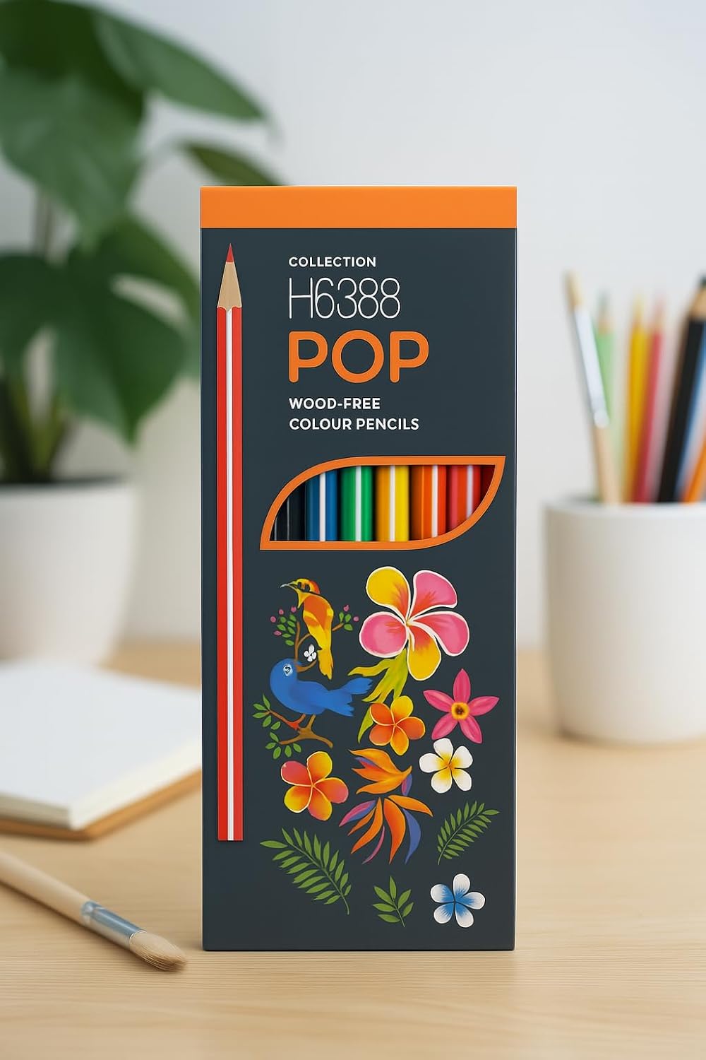 Erasable Color Pencils Set – Wood-Free, Vibrant Colors with Built-In Erasers for Kids & Adults, Eco-Friendly & Break-Resistant Design for Art, School Projects & Hobbies