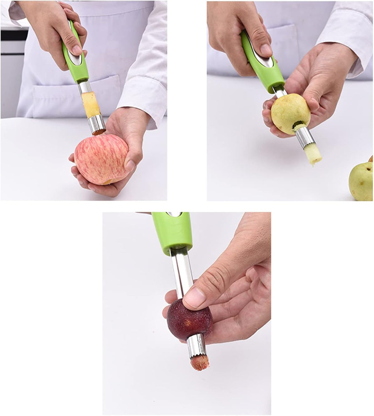96 Pieces Corer and Pitter Set - Professional Fruit Coring Tool and Cherry Pitters (Easy to Use Kitchen Gadget for Apples – Pears – Cherries – and More)