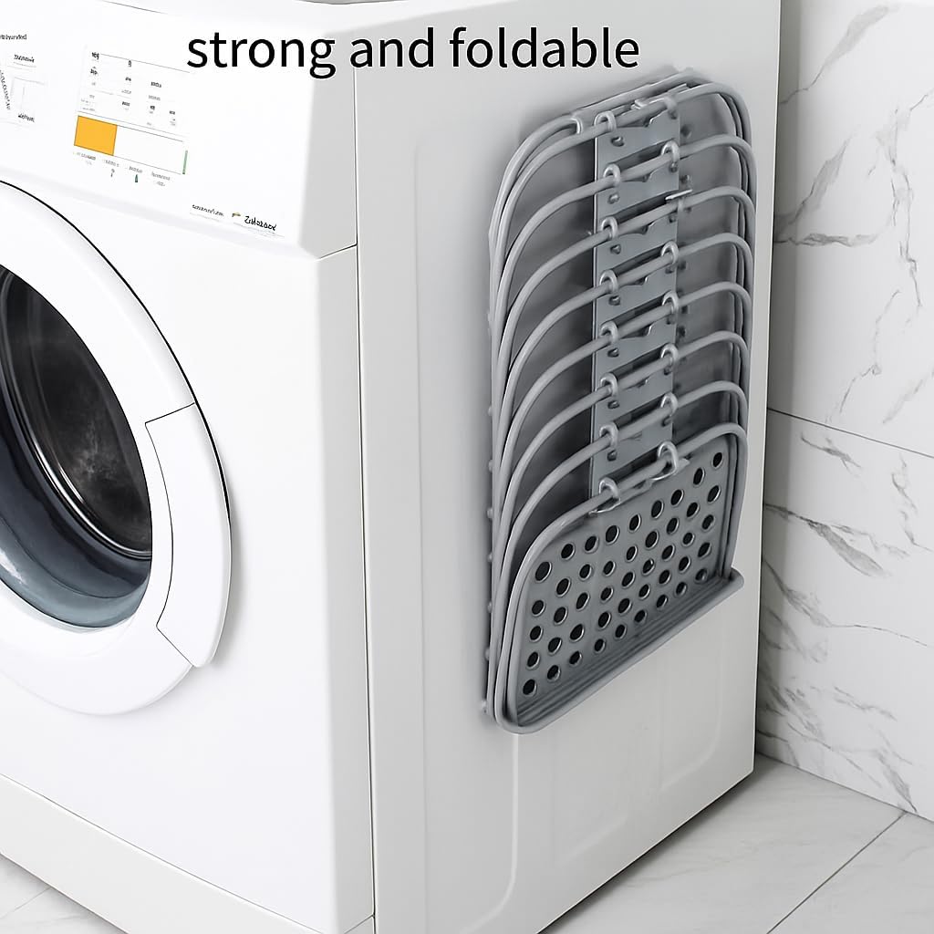 96 Pieces Hanging Laundry Baskets (Foldable Laundry Hamper with Handles – Durable Eco-Friendly PP Material – Space-Saving Design for Home Storage)
