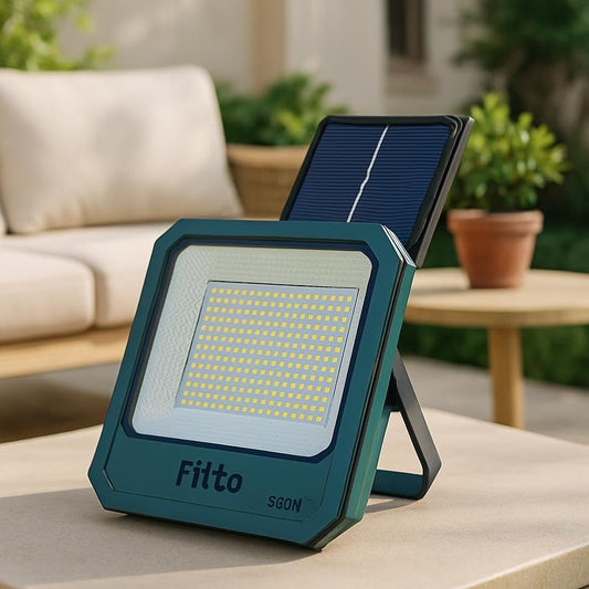 500W Solar LED Light - Bright Outdoor Lighting for Gardens, Patios, and Pathways
