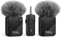 60 Pieces Wireless Microphone Sets for Interviews (Live Shows – and Vlogging - Black)