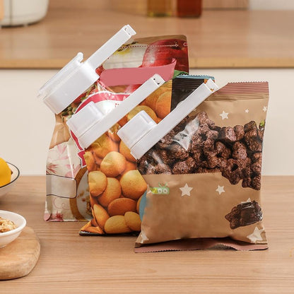 Large Size Sealing Clip with Cover – Double Groove Design – White