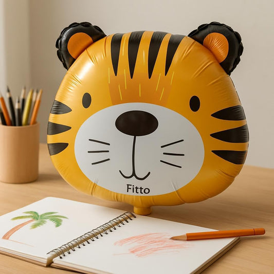 Jungle Safari Theme Balloon 24 Tiger Face – Kids Birthday Party Decoration Supplies Pack for Boys, Amazon.ae
