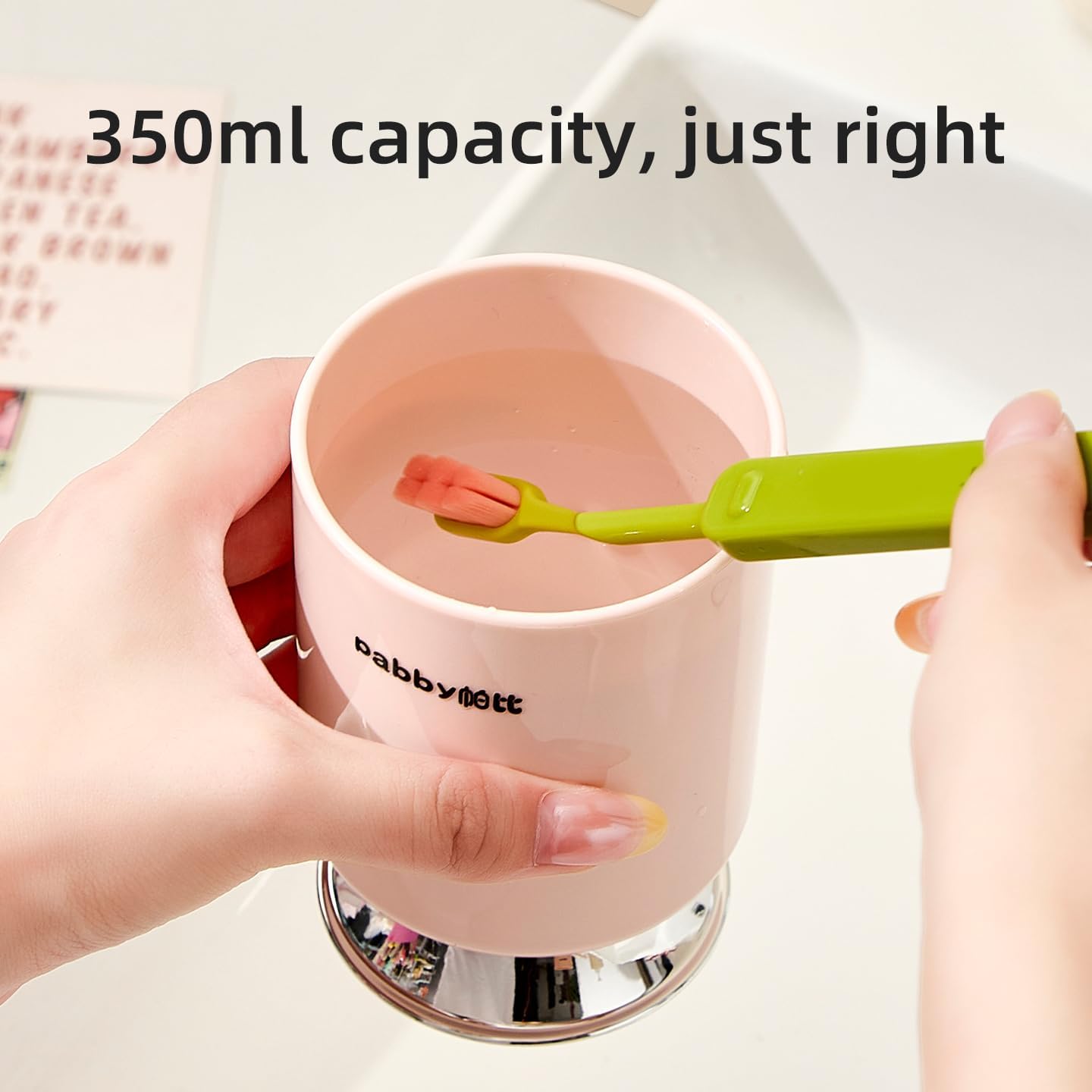 144 Pieces High Footed Mouthwash Cup - Creams