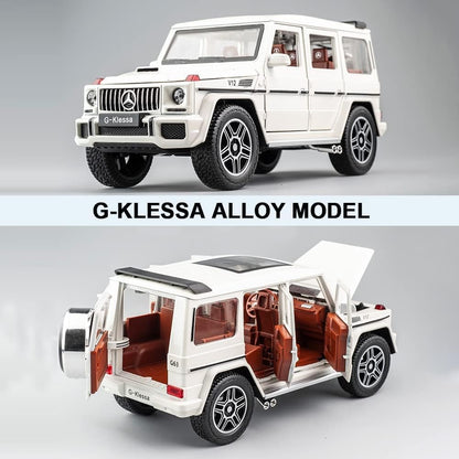 1:24 Mercedes Benz Toy Car - White, Perfect Gift for Kids, Boys, and Girls, Die-Cast Model with Detailed Interior & Exterior, Ideal Birthday and Christmas Present for Car Enthusiasts