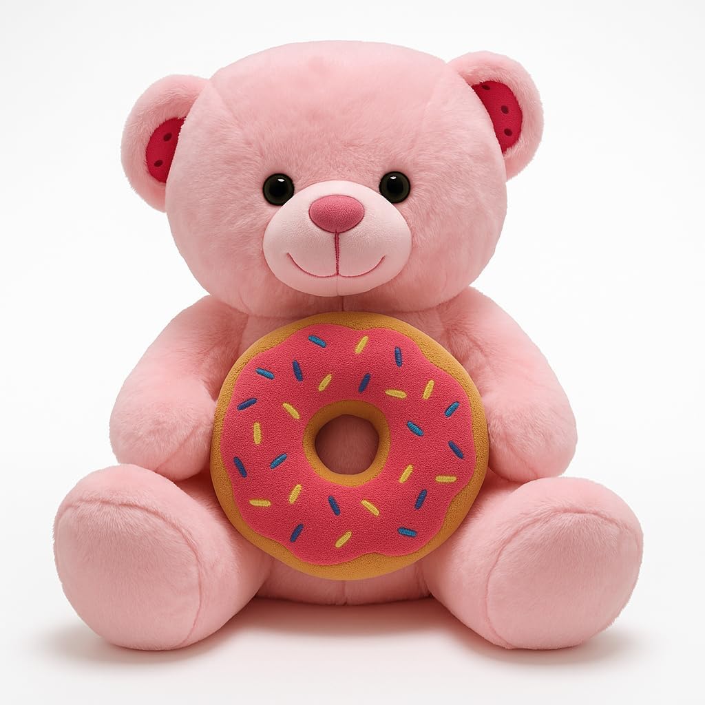 72 Pieces 40 cm Pink Teddy Bear Plush Toys for Kids (Baby – and Home Decor Plush Toy – Stuffed Animal – Soft Cuddly Bear – Gift for Kids – Baby – and Collector)