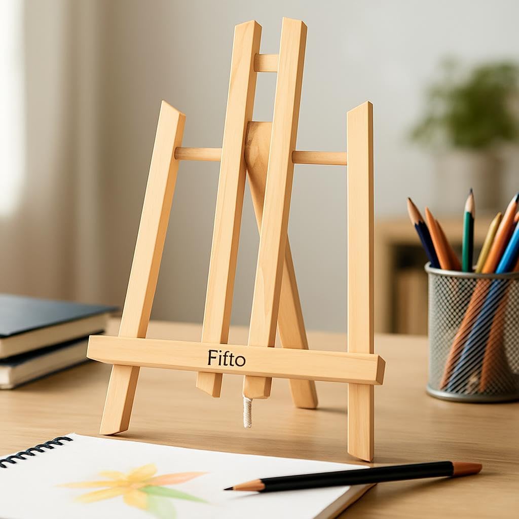 120 Pieces 30cm Wooden Tabletop Display Stand Artist Easels