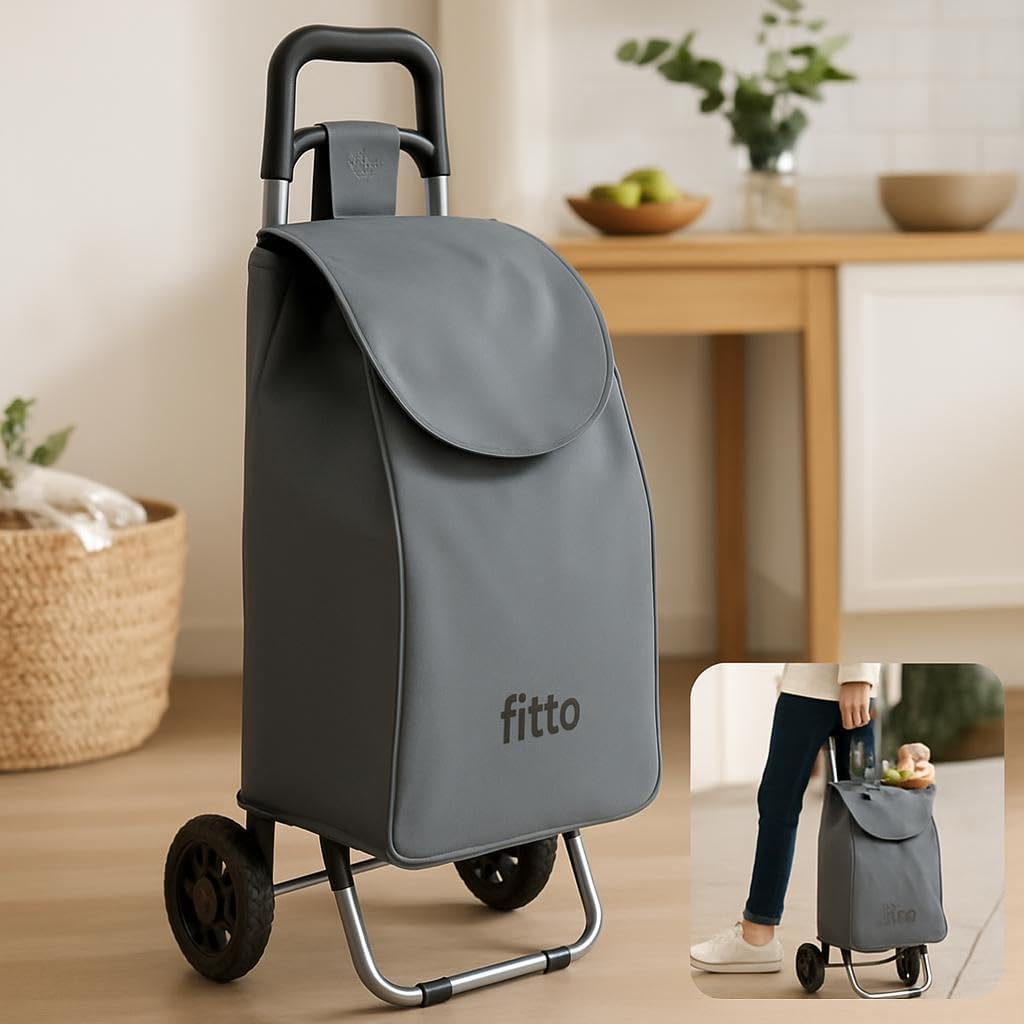 72 Pieces Shopping Trolleys with Wheels (Grey – 33L Carbon Steel – 53*31*20CM)