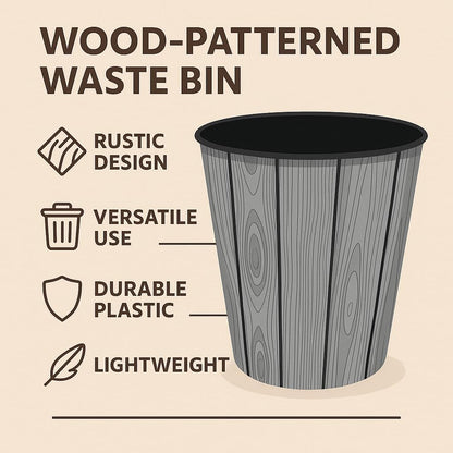 Durable 10L Metal Bucket | Rust-Resistant Bucket for Home, Kitchen, Bathroom, Office | Sleek and Modern Design | Easy to Clean, Ideal for Waste Collection and Everyday Use