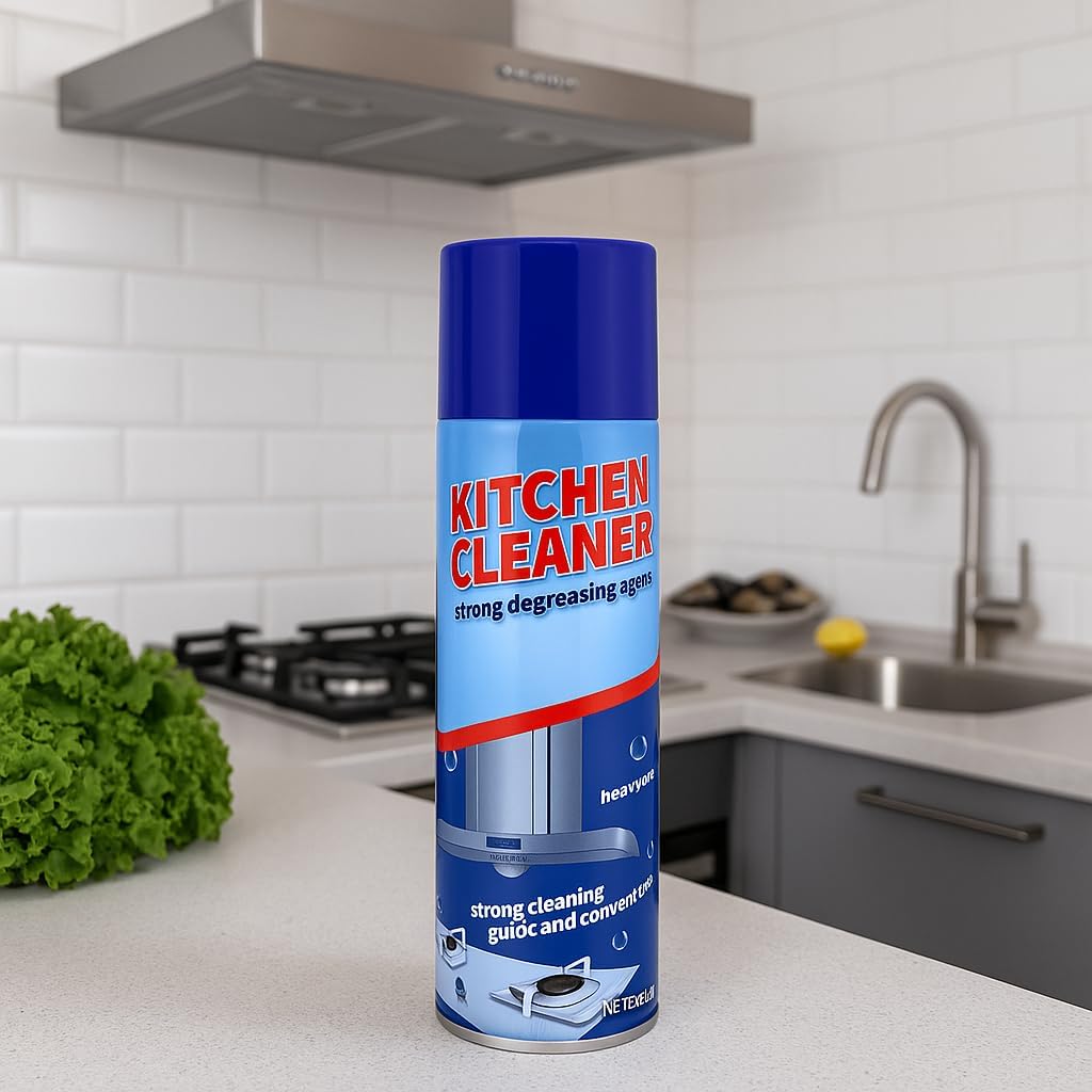 96 Pieces Heavy-Duty Kitchen Degreaser - Multi-Surface Cleaners for Grease (Oil – and Stains - All-Purpose – Non-Toxic – Biodegradable Formula for Grills – Stoves – Ovens – Counters & More - 500ml)