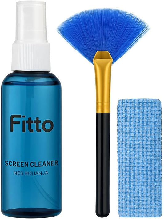 3 in 1 Gel Screen Cleaning Kit for LCD, Laptop Displays, and Mobile Devices