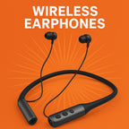 72 Pieces Wireless Neckband Earphones with Built-in Memory Card Slot Bluetooth 5.0 In-Ear Sports Headphones
