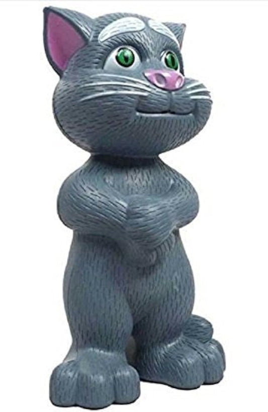 Fitto Intelligent Touching Tom Cat with Voice (Multicolor) – Interactive Animated Toy for Kids, Talking Cat with Sound & Movement, Fun Educational Toy for Boys & Girls, Soft Plush Design