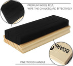 144 Pieces Wooden Board Erasers (130mm x 45mm x 35mm for Whiteboards and Chalkboards)