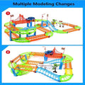 96 Pieces Race Car Tracks - Dinosaur Toys Sets for Kids (Glow in the Dark – Curved and Straight Track Pieces – Dinosaur-Themed Adventure – Perfect for Boys & Girls – Fun Building Toy Set – Ages 3+)