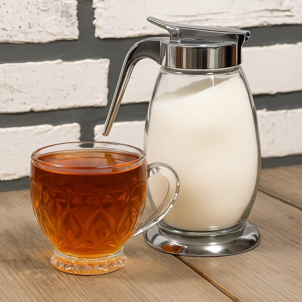 96 Pieces Sugar/Syrup Dispensers with Cast Zinc Top (1000ml)