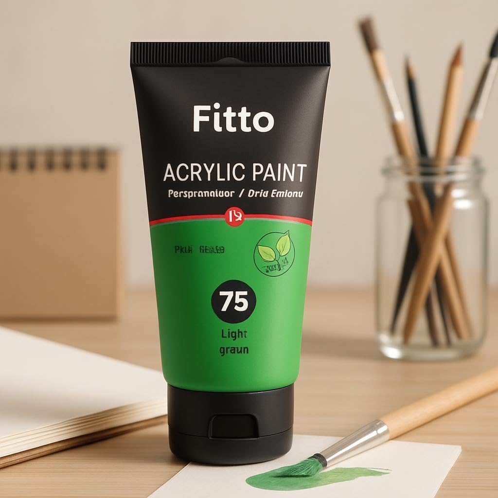 120 Pieces 75ml Acrylic Paints for Arts & Crafts and DIY Projects