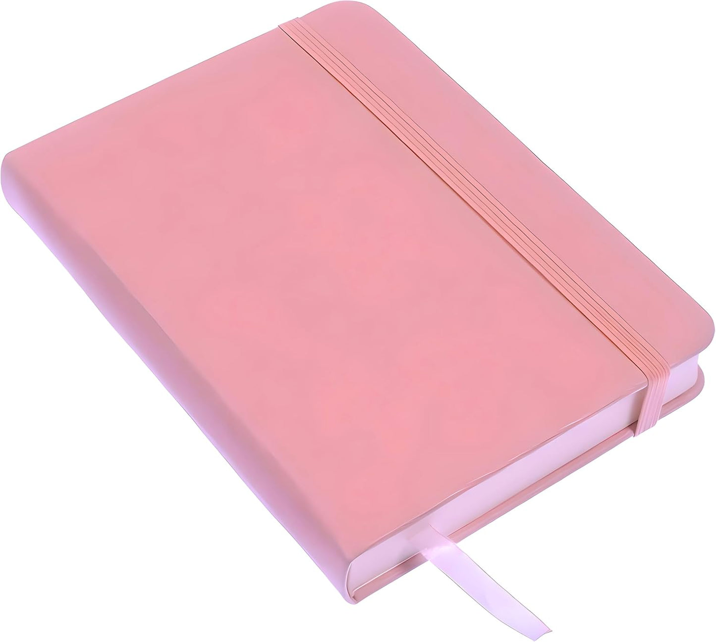 Customizable A6 Notebook Pink Cover 80gsm, 100 Sheets, 14.3x10.3cm