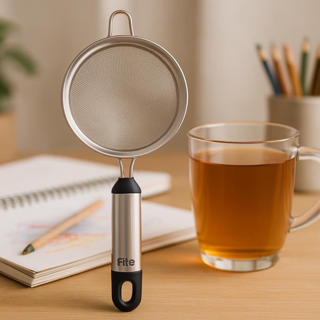 96 Pieces Stainless Steel Pipe Handle Tea Strainers (7 cm – Durable Fine Mesh for Loose Leaf Tea – Herbal Infusions – and Straining – Easy-to-Use – High-Quality Kitchen Tool for Perfect Tea Brewing)