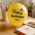 240 Pieces Happy Birthday Balloons (12 2.8g 12pcs Set)