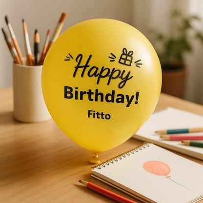 Happy Birthday Balloon 12 2.8g 12pcs Set