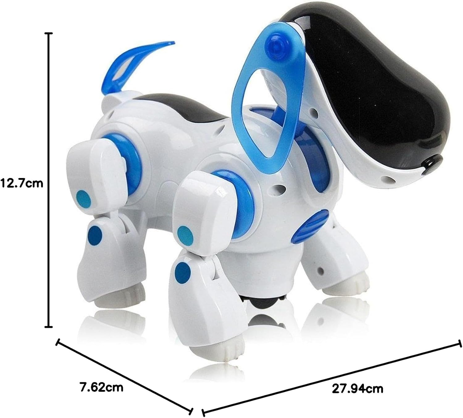 72 Pieces Electric Robot Dogs with Intelligent Sensors (Music and Lights)