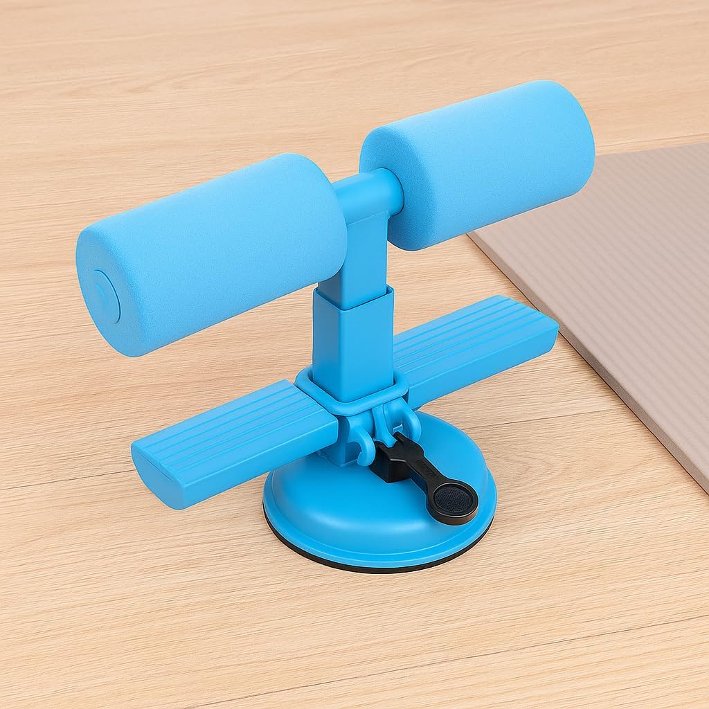 Crunches Tool 2pcs Abdominal Suction Cup Fitness Equipment, Portable Soft Rubber Crunches Aid, Floor Push Up Bars, Sit-Up Device for Abdominal Training