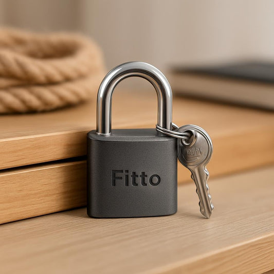 30mm Durable Padlock with Key for Enhanced Security