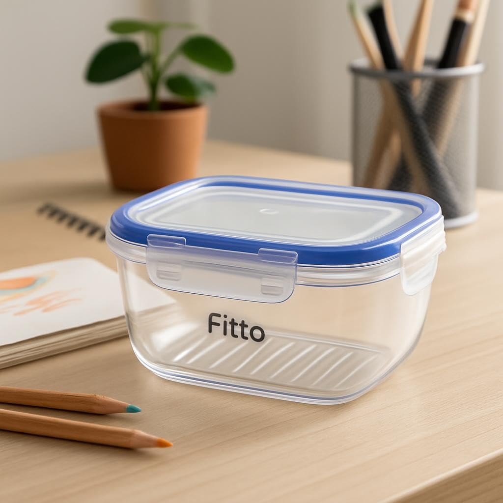 96 Pieces 1.4L Rectangular Food Containers (Airtight – BPA-Free – and Microwave Safe for Durable Food Storage)