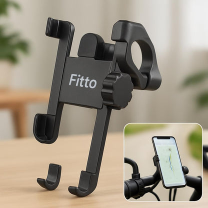Metal Mobile Holder for Bike and Bicycle, Black