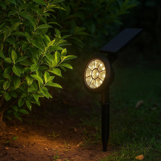 Solar Garden Lights – Waterproof Outdoor Decorative LED Lighting for Pathways, Walkways, Lawns, Yards, & Patios | Eco-Friendly Solar-Powered Landscape Lights with Easy Installation | 6 Pack