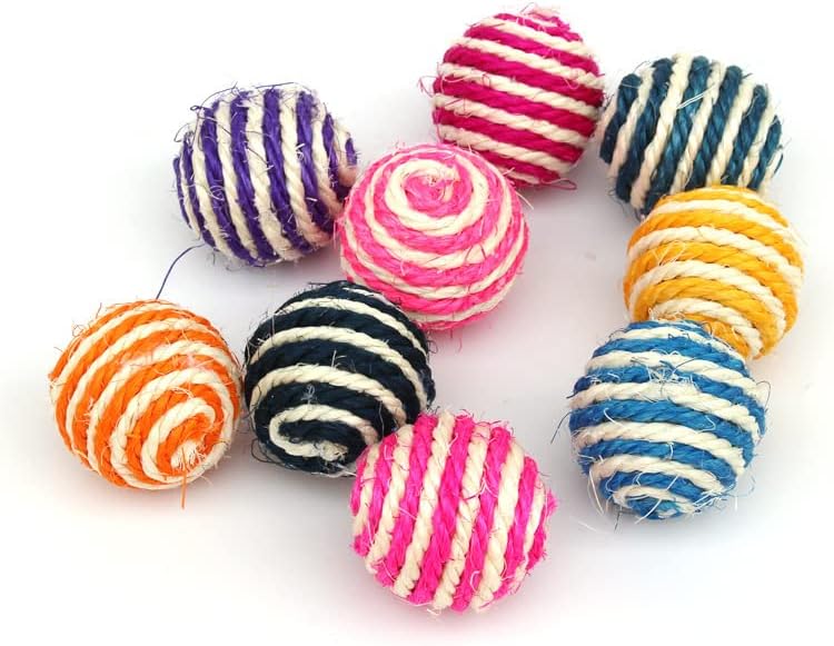 144 Pieces Cat Scratch Balls (Assorted Colors - Pack of 4)